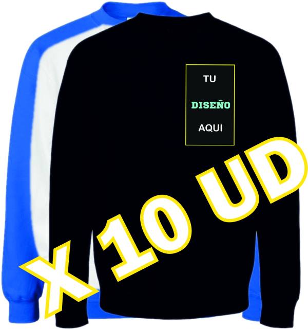 TIENDA WEB SUDADERAS PROMO 10 UD